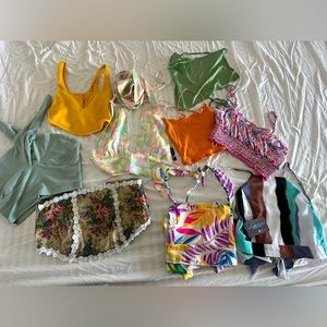 Color crop top haul !